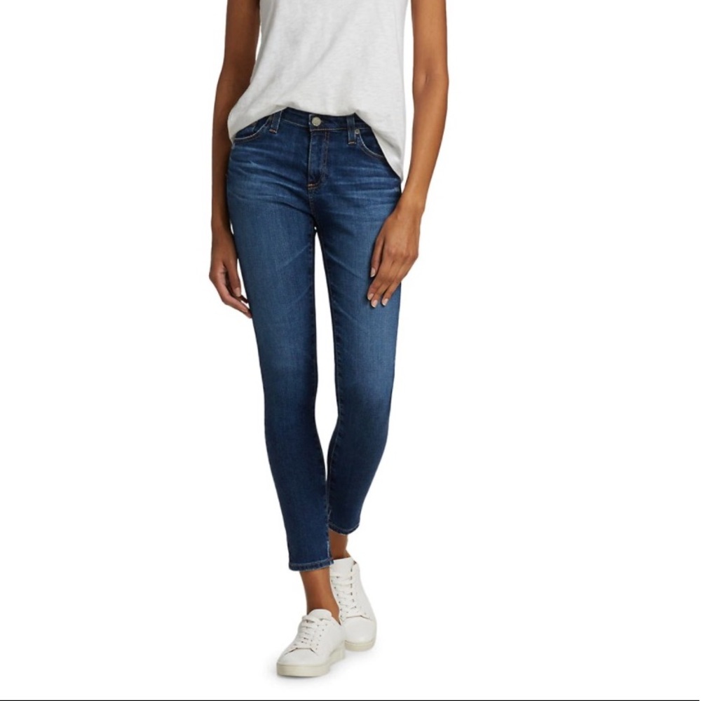 AG Mid-Rise Legging Ankle Jeans